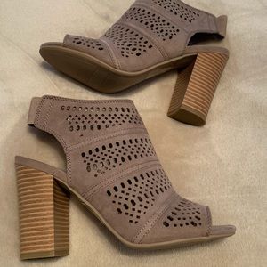 Lauren Conrad cutout ankle booties